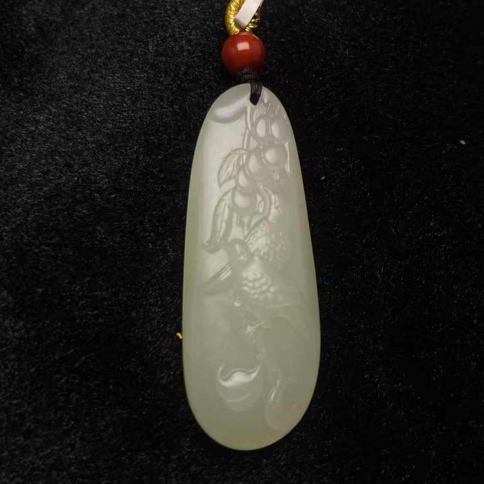 和田玉白玉挂件V030