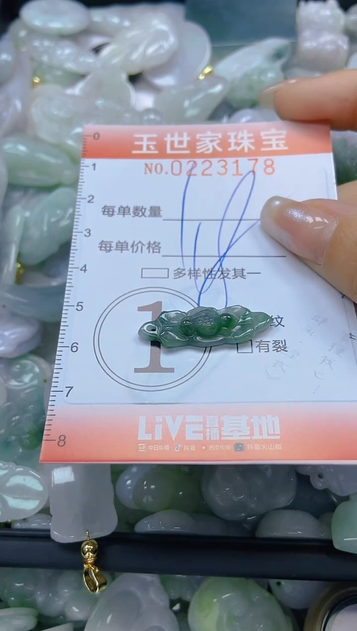 翡翠未镶嵌颈饰闪购0223178