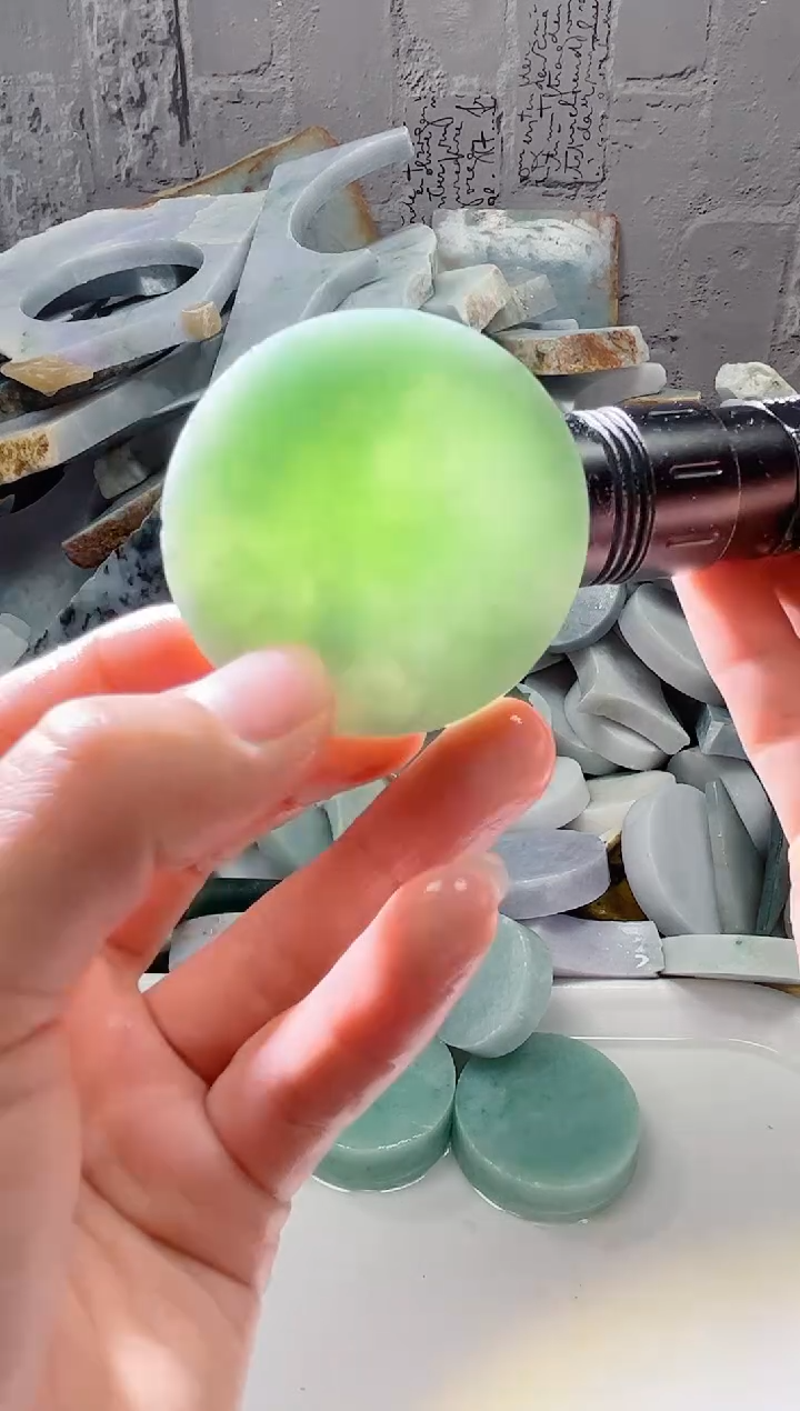 裸石翡翠天然翡翠A货石 南 748