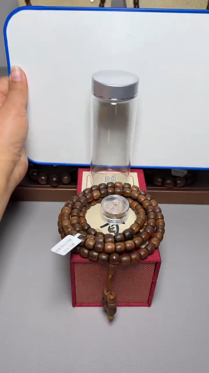 【闪购商品】沉香手串芽庄白棋0.9桶珠多圈