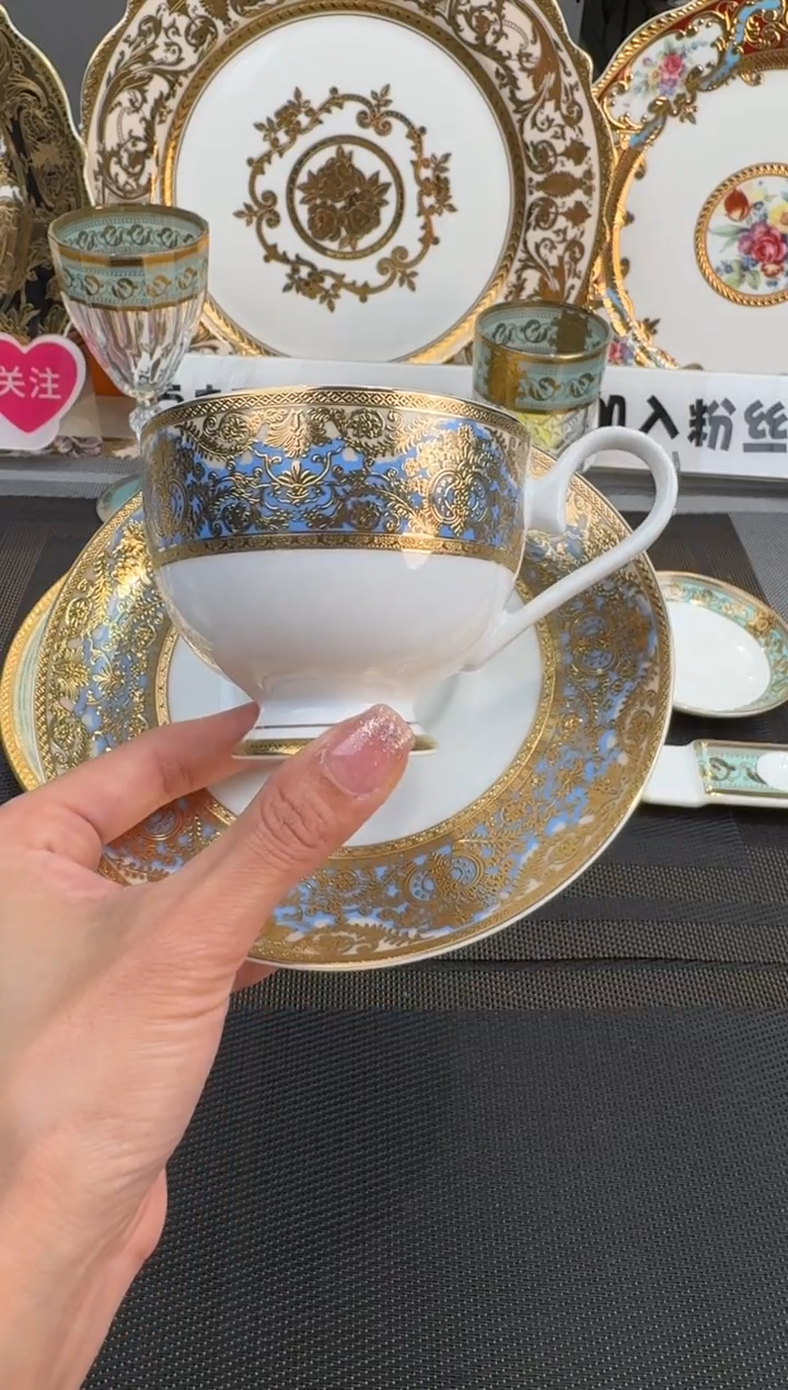 【闪购商品】瓷片咖啡杯碟福利款