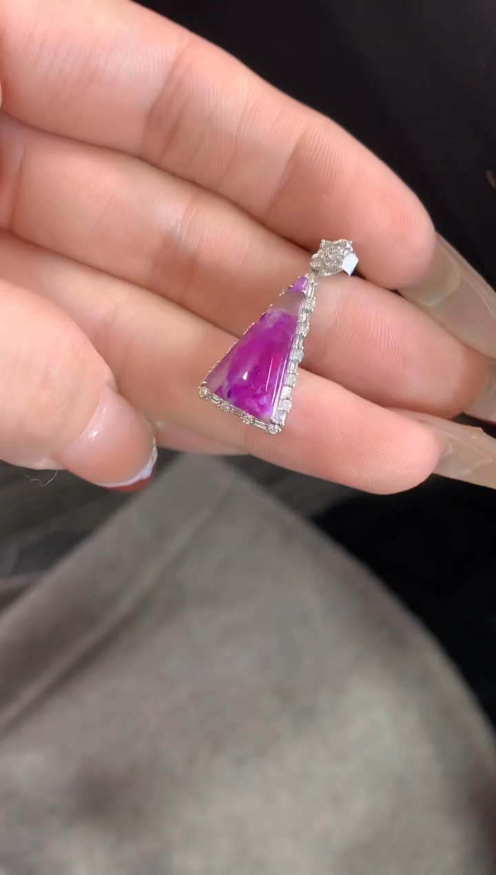 【闪购商品】苏纪石（舒俱来），18K金镶嵌舒俱来吊坠