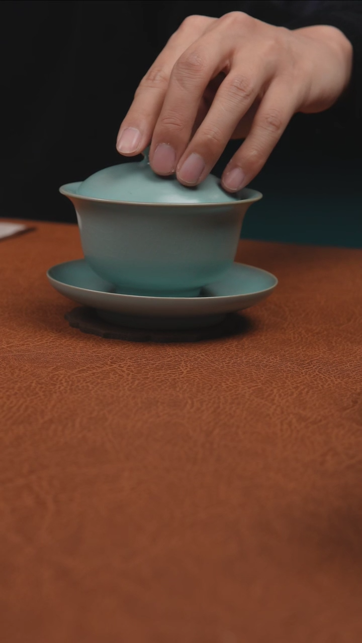 【闪购商品】杯汝州原产地原矿釉仿古大元宝盖碗