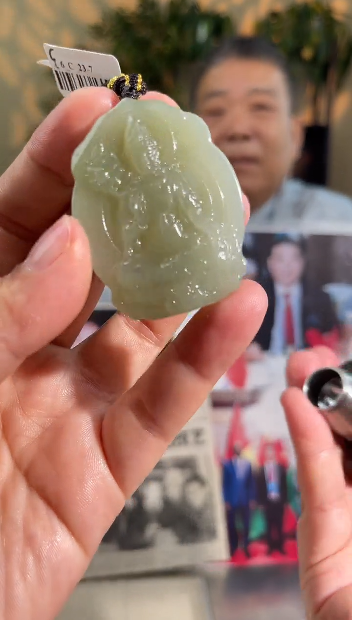 和田玉未镶嵌颈饰多样性拍一发一12045