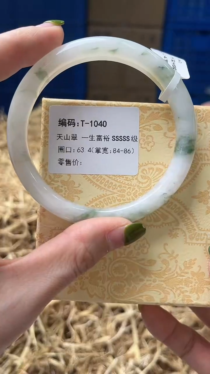 未镶嵌手镯石英质玉T1040