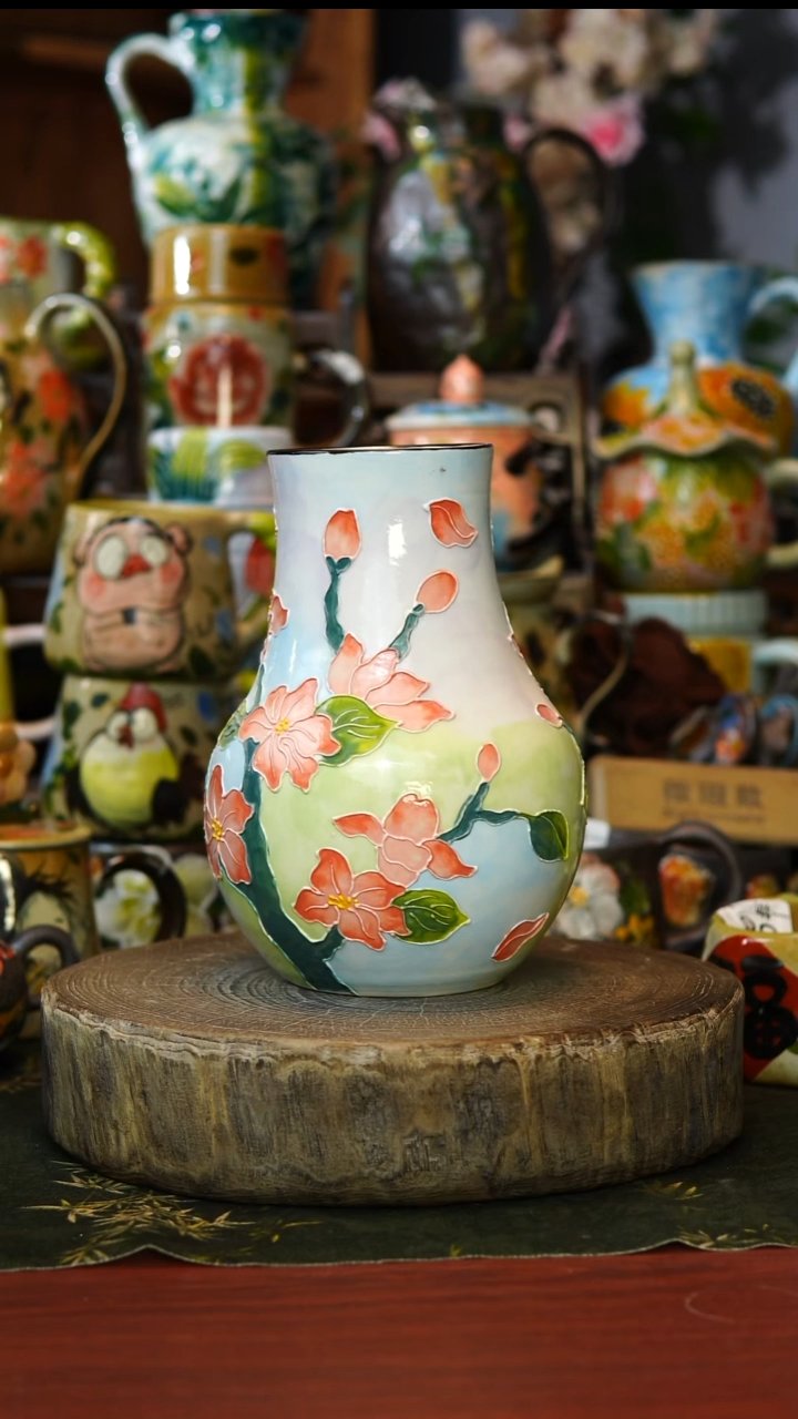 陶瓷80景德镇手工手绘釉下彩陶瓷