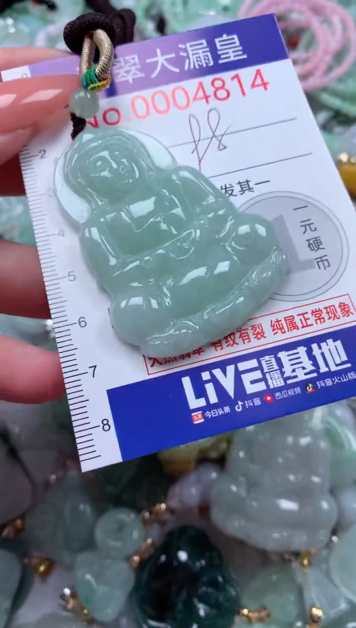 翡翠未镶嵌吊坠(不含链)4814
