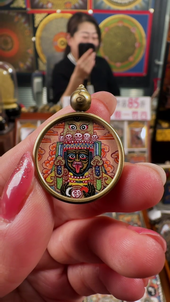 【闪购商品】吊坠壹善缘城手绘唐卡扎基2.0