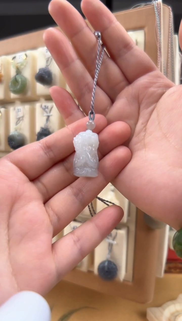 【闪购商品】和田玉颈饰未镶嵌扎基拉姆吊坠