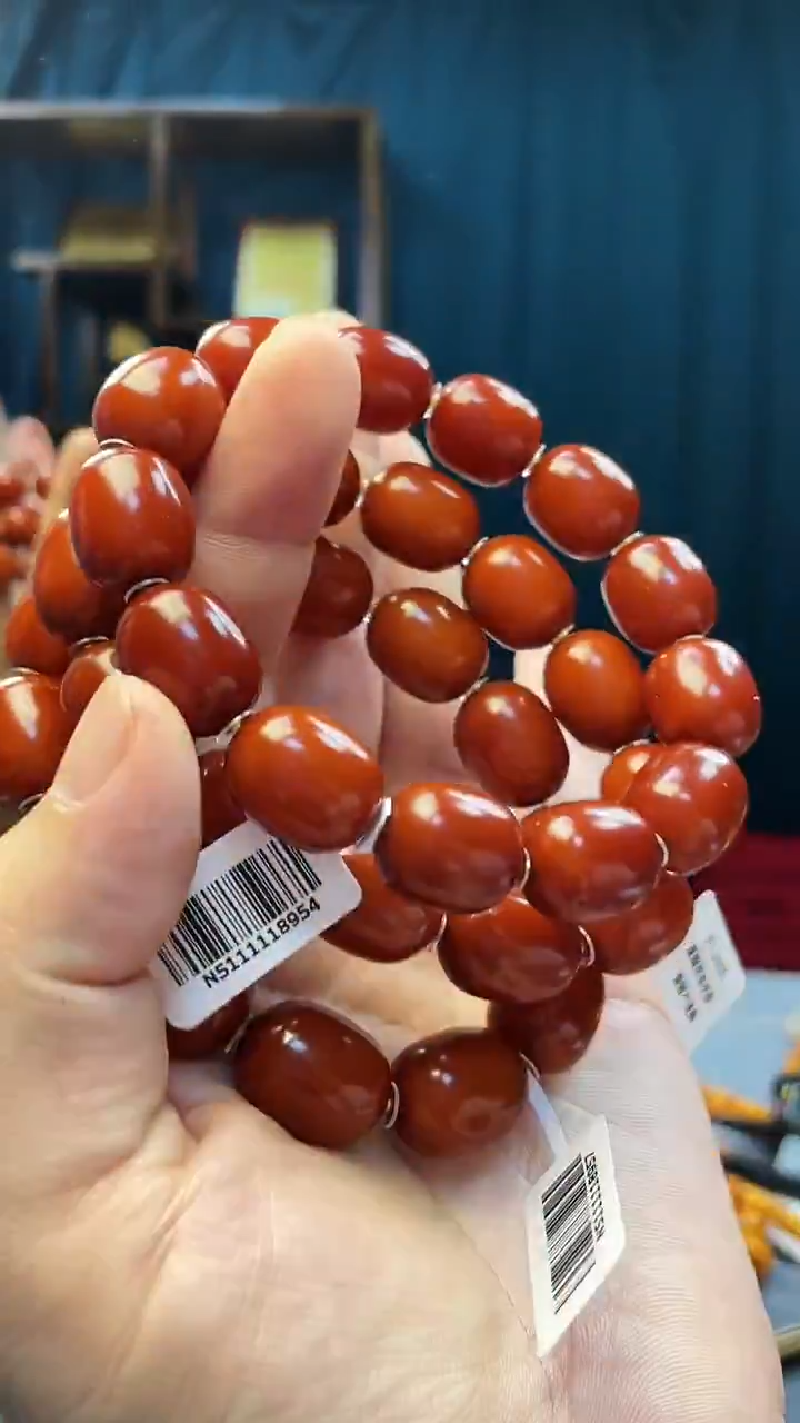 手串琥珀未镶嵌蜜蜡枣珠手串（多样性发其一）