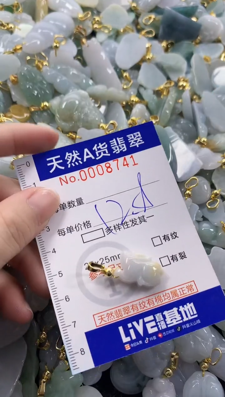 颈饰未镶嵌翡翠天然A货翡翠