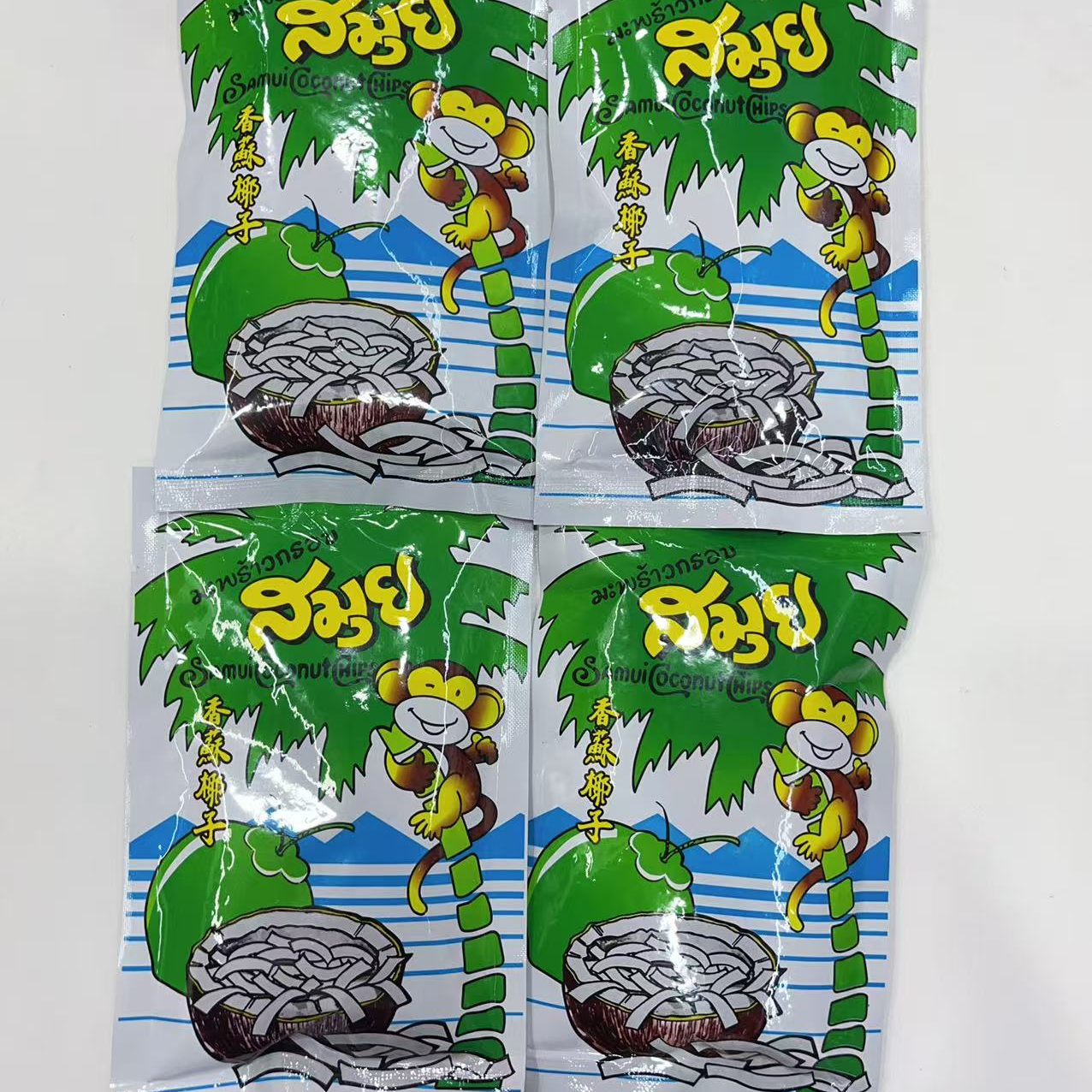 东南亚特产香酥椰子片休闲零食