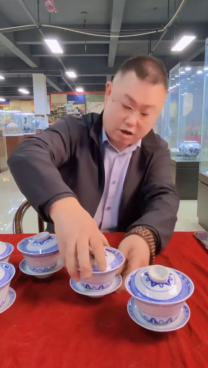 摆件陶瓷景德镇现代陶瓷流水61