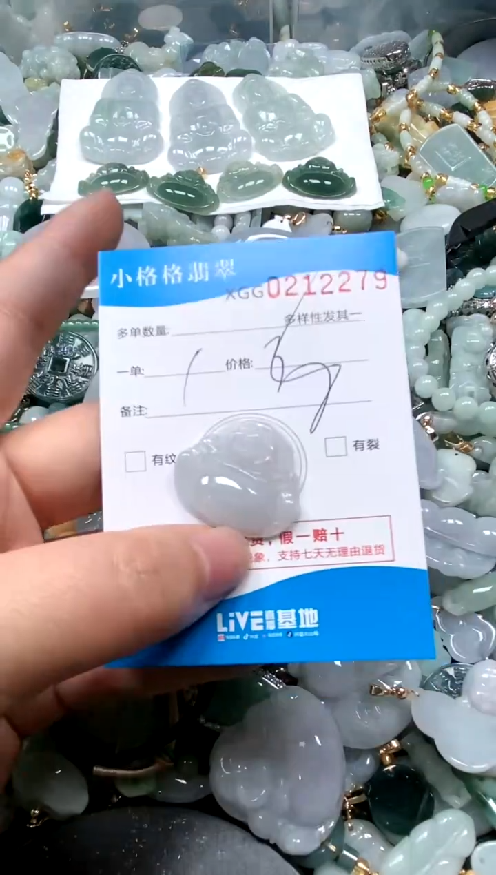 【闪购商品】翡翠颈饰未镶嵌闪购商品0212279