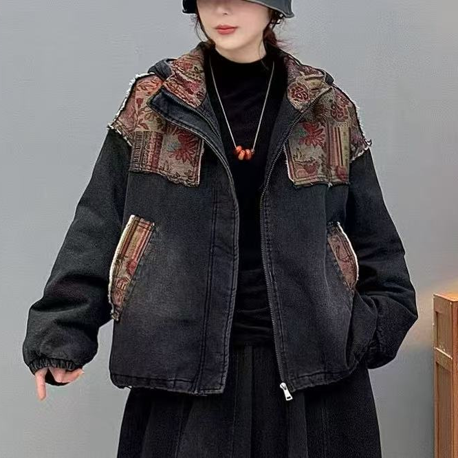 18701新款冬季加厚减龄洋气棉服