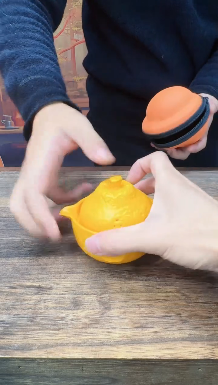 【闪购商品】@@@@@@@@@@橘子手抓壶