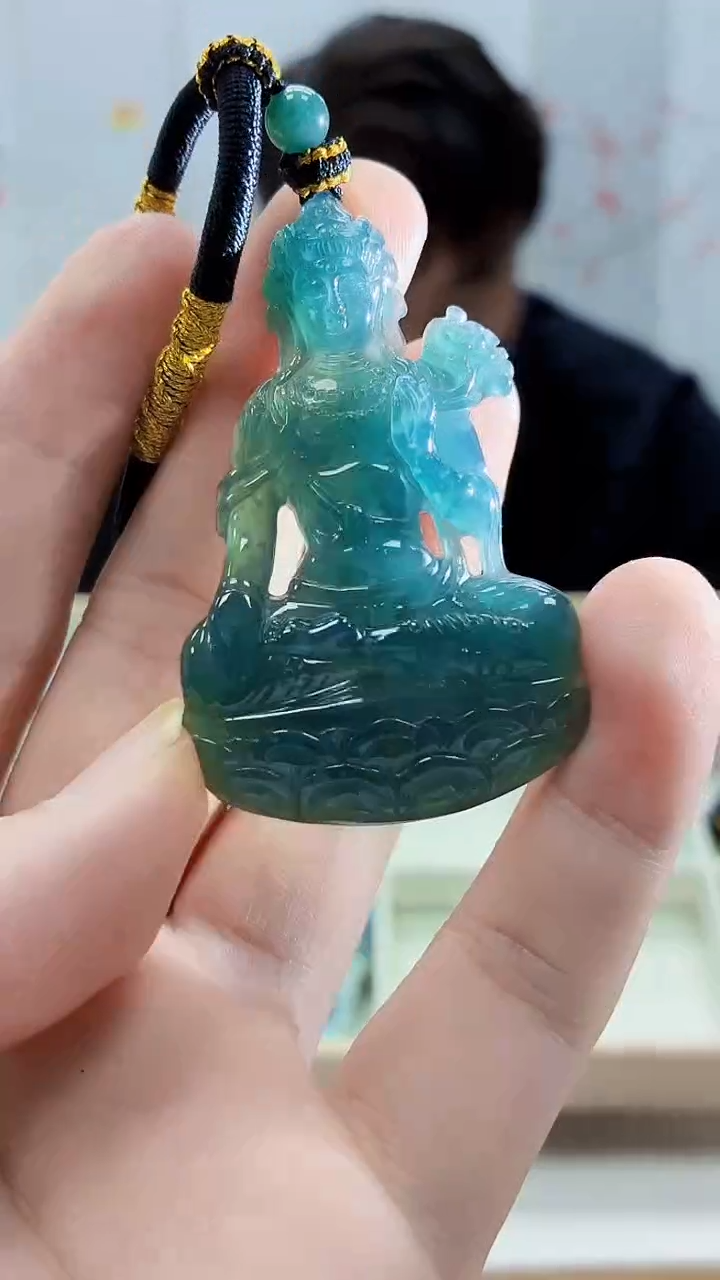 未镶嵌定制翡翠5060bb-毛货挂件68