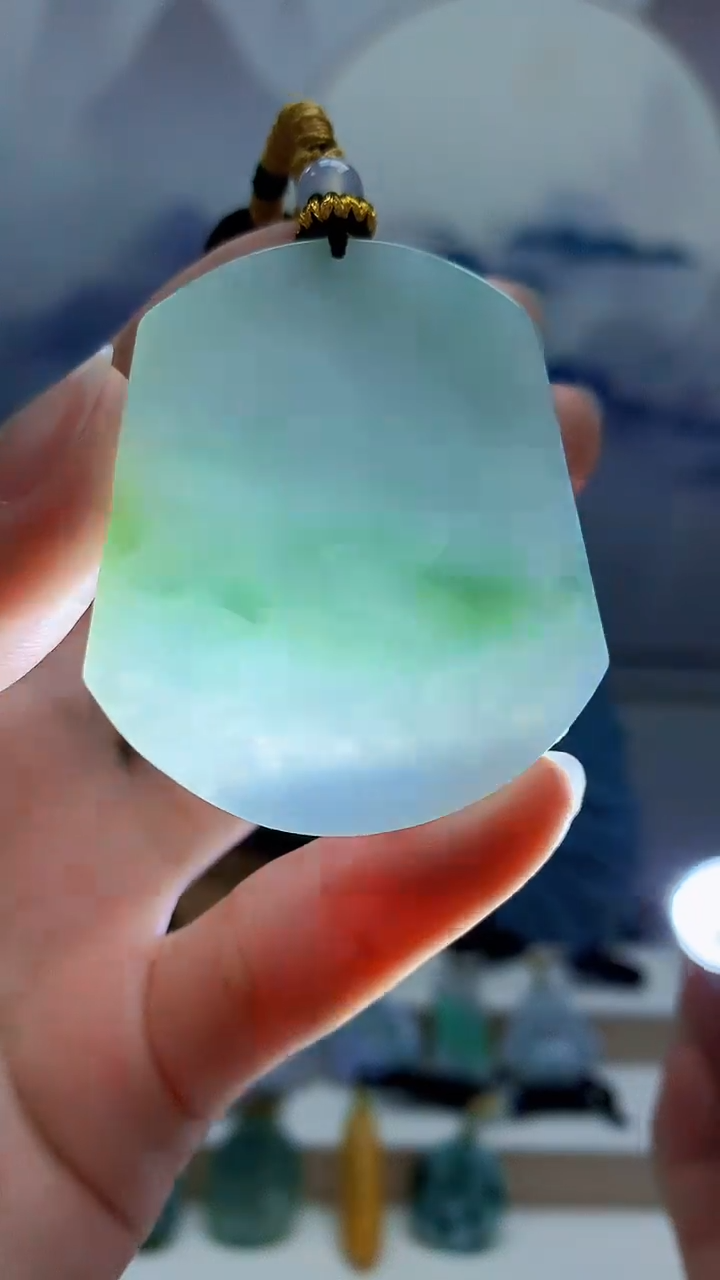 未镶嵌定制翡翠A****道5175ry-毛货挂件