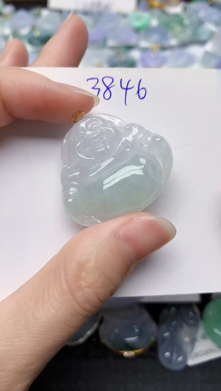 颈饰未镶嵌翡翠天然缅甸A货翡翠百元以上9元证书费自理