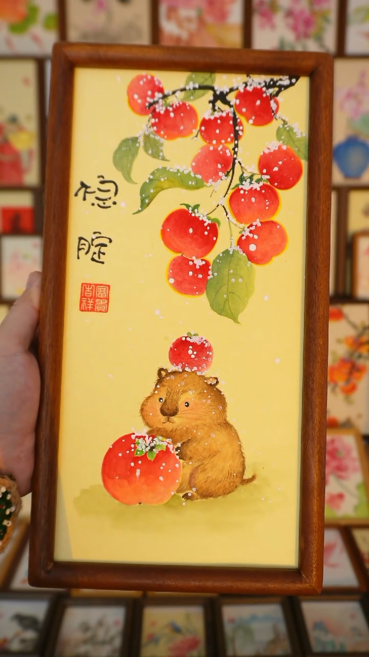 17*32实木框稳定好事成霜