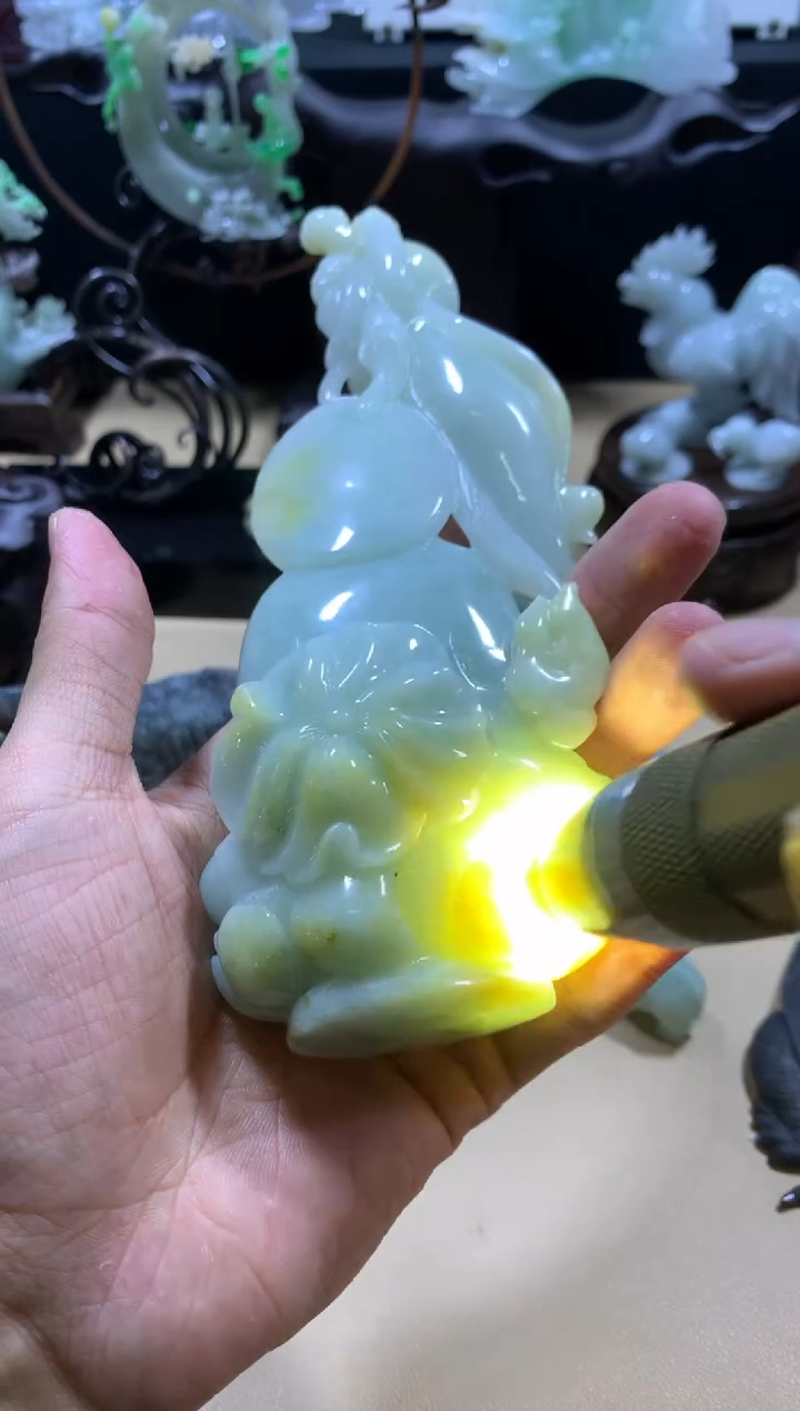 【闪购商品】翡翠摆件未镶嵌翡翠摆件