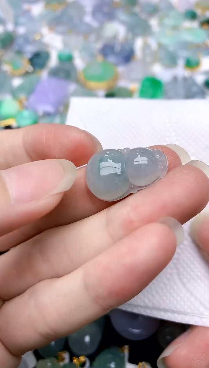 颈饰未镶嵌翡翠天然A货翡翠