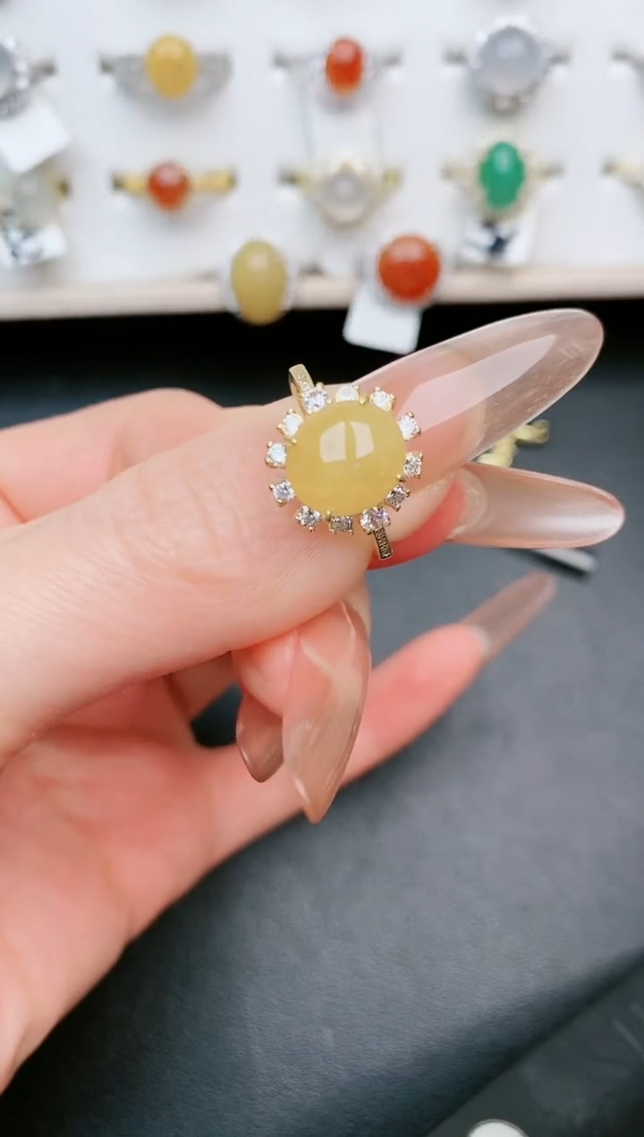 【闪购商品】翡翠戒指银S925镶嵌.....