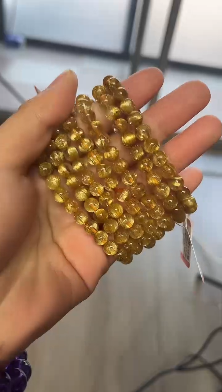 【闪购商品】水晶手链未镶嵌77多样性发其一板钛晶