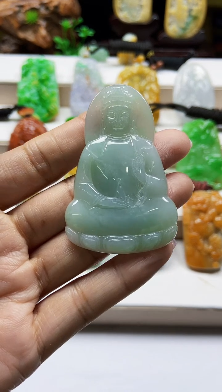 颈饰未镶嵌翡翠翡翠A货