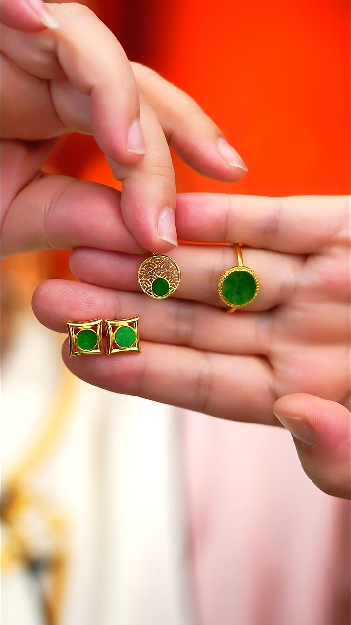 吊坠(不含链)银S925镶嵌翡翠啊*新款