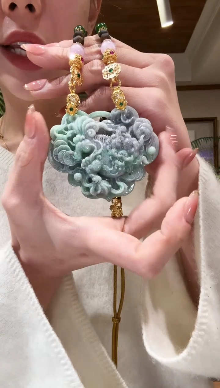【闪购商品】翡翠颈饰未镶嵌国风