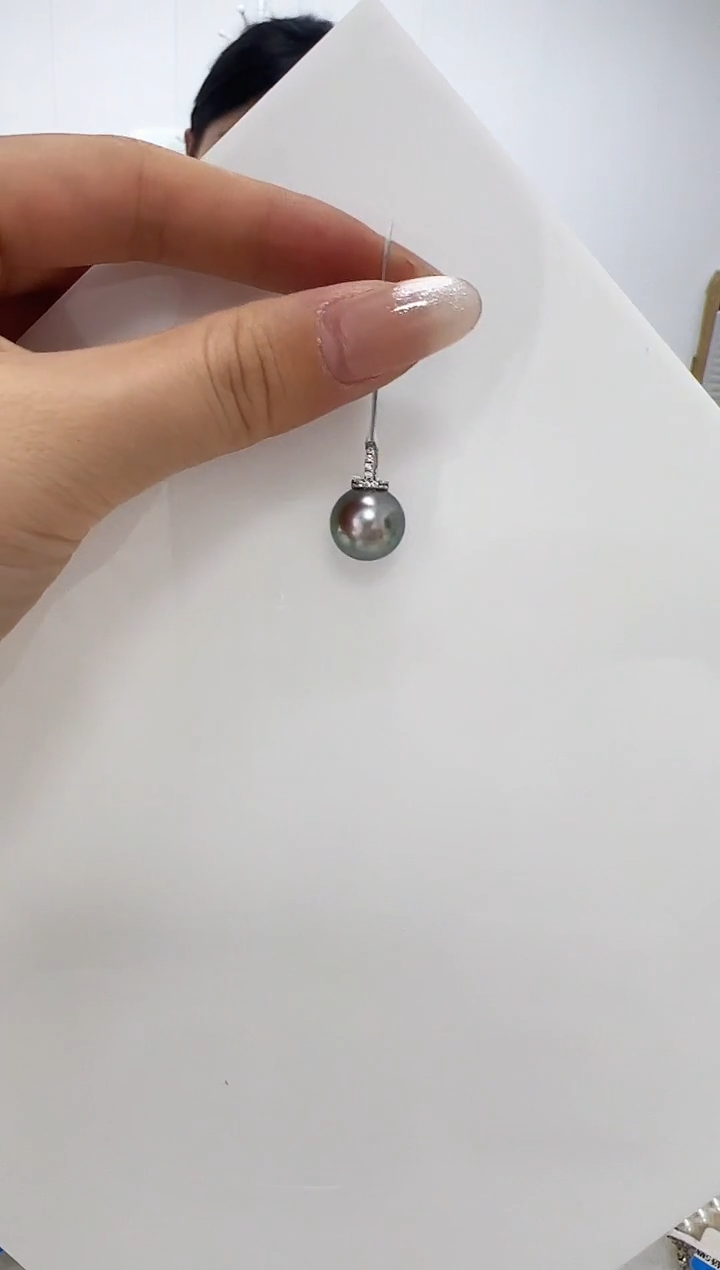 【闪购商品】海水珍珠DA18K金镶嵌h289 大溪地吊坠 11