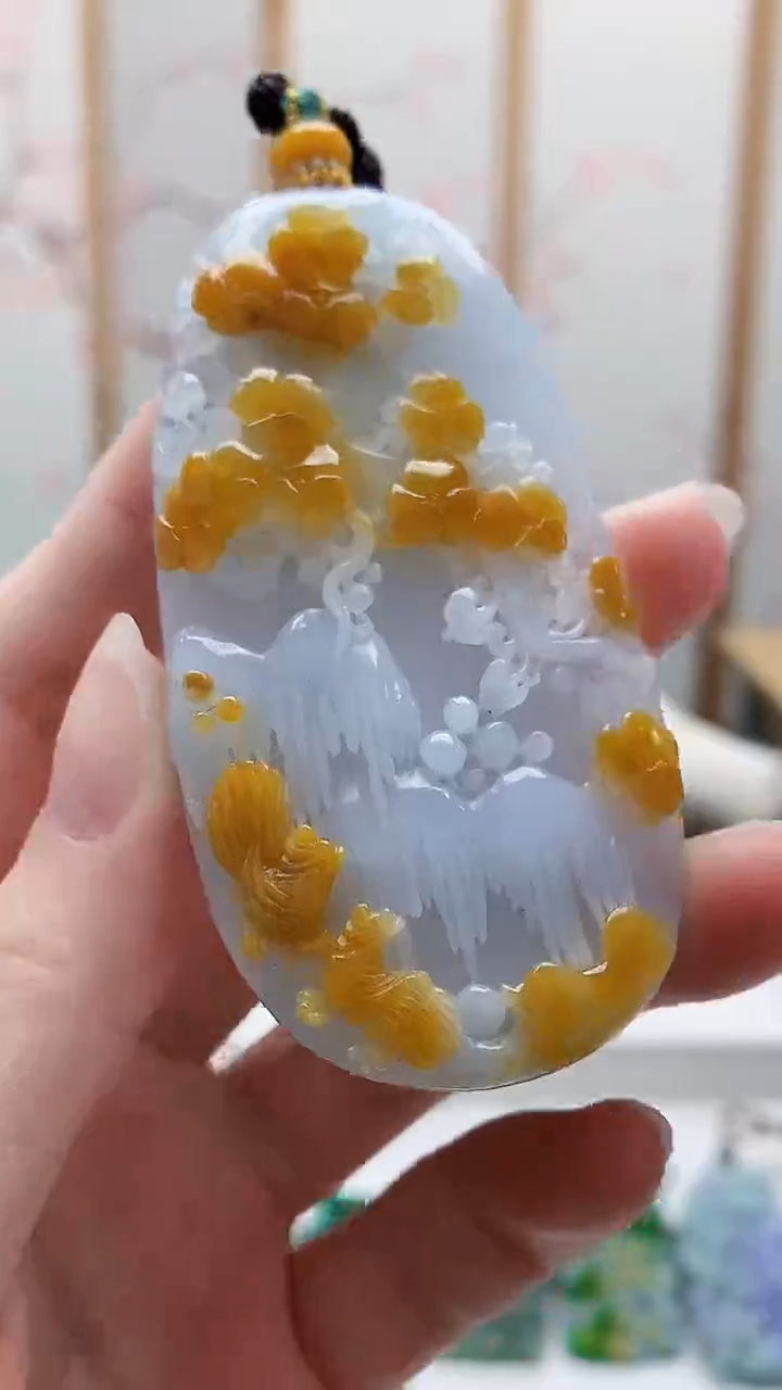 未镶嵌定制翡翠5160ry-毛货挂件