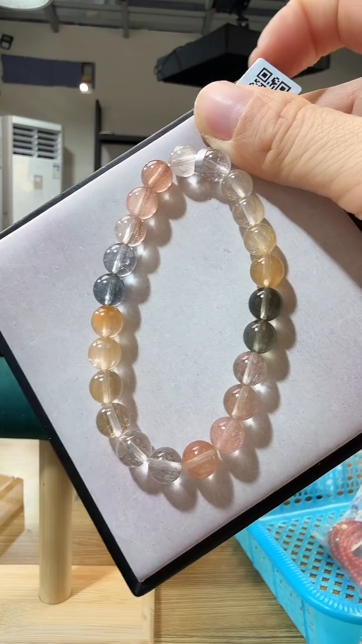 未镶嵌手链水晶优0309 约8mm