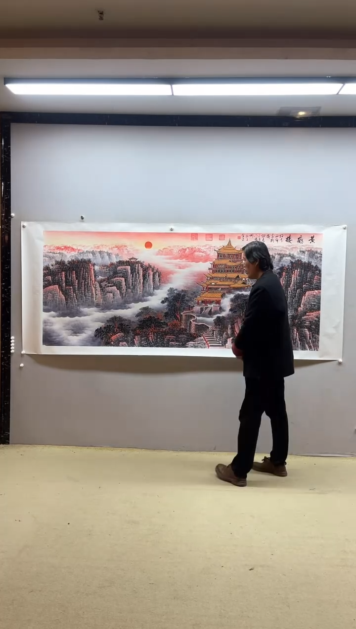 【闪购商品】国画张金专 黄鹤楼 