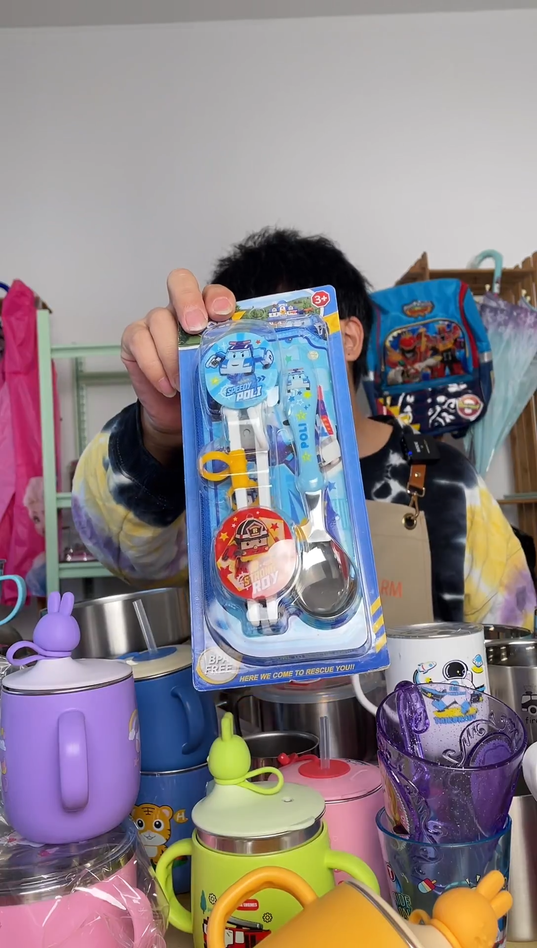 不锈钢进口学习筷勺套装