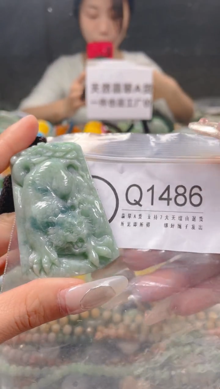 【闪购商品】翡翠颈饰未镶嵌/Q/翡翠A货一图一物