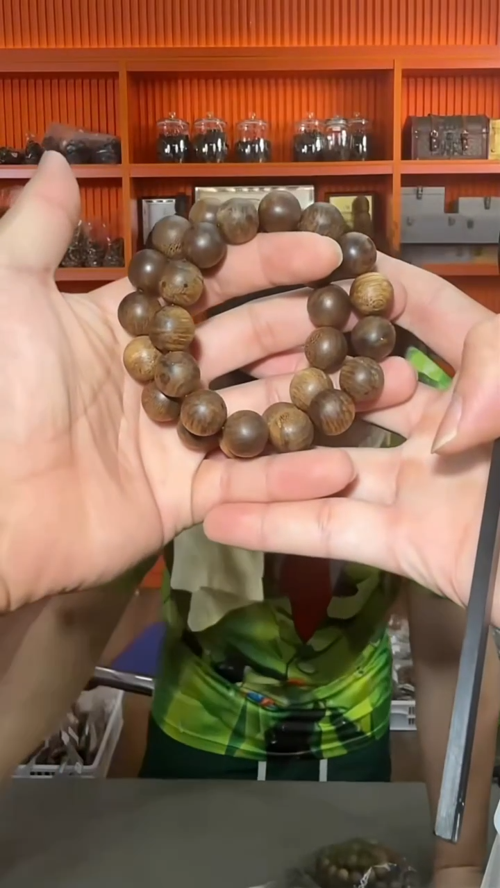 沉香手串160号沉水单圈1.4多样性发一