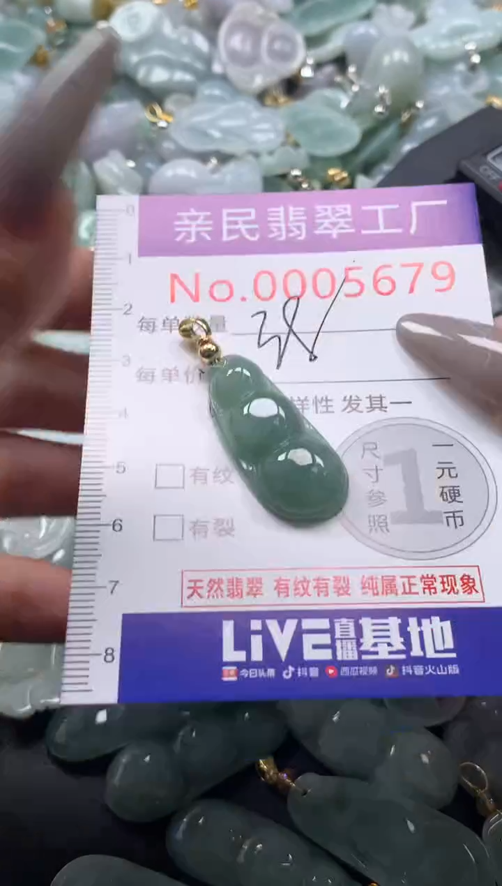 颈饰未镶嵌翡翠5679