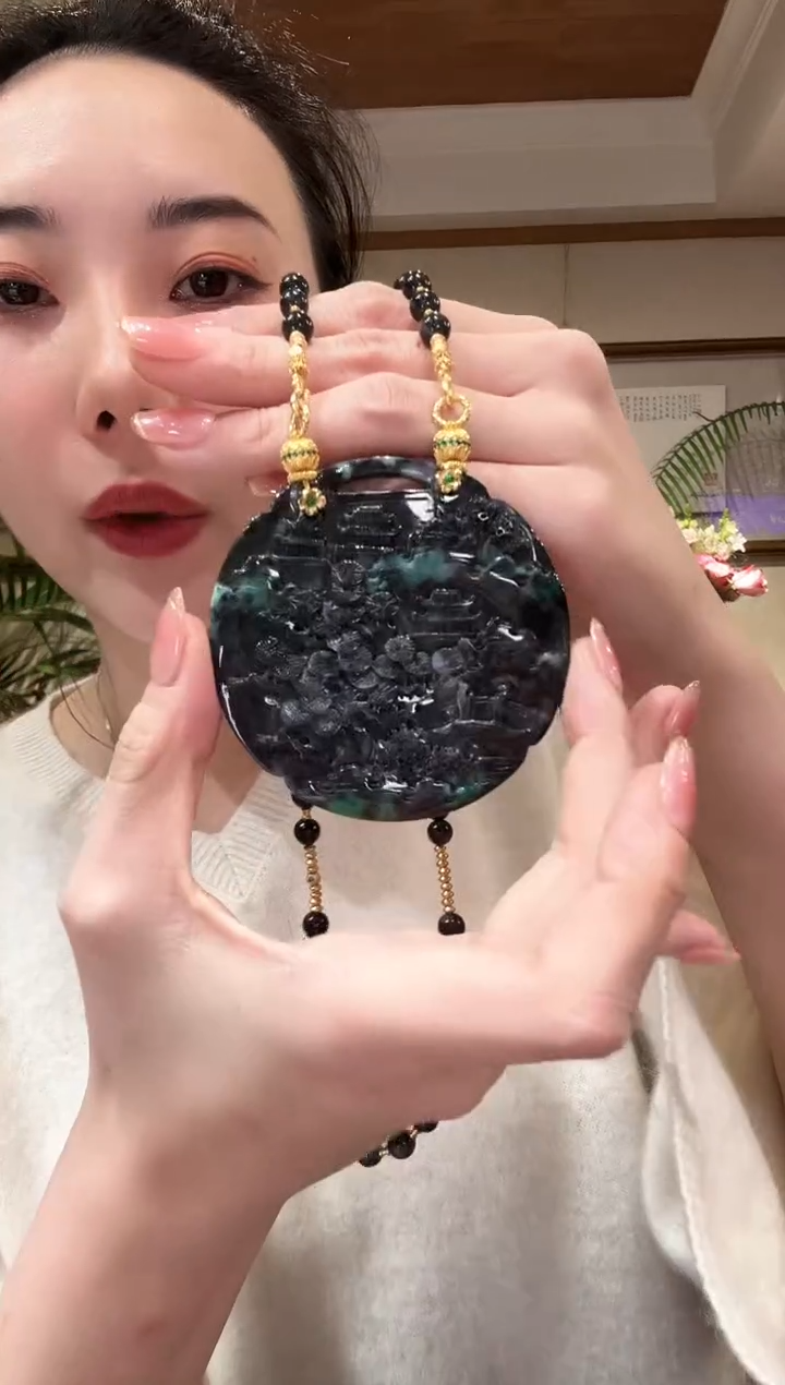 【闪购商品】翡翠颈饰未镶嵌国风