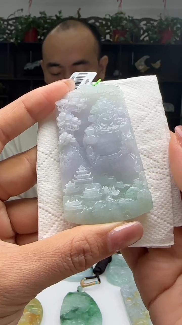 【闪购商品】翡翠颈饰未镶嵌天然翡翠A货吊坠