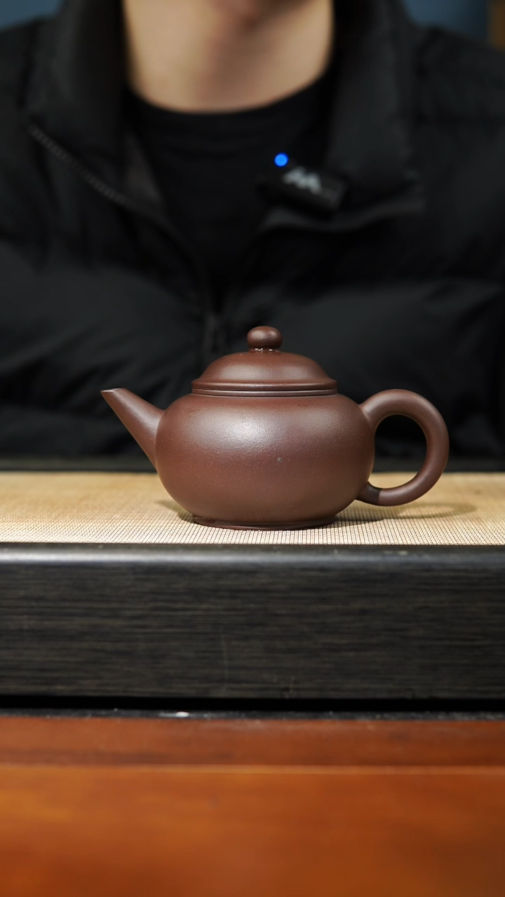 【闪购商品】紫砂茶壶老紫泥，水平，170cc