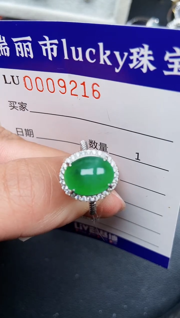 【闪购商品】翡翠颈饰银S925镶嵌9216