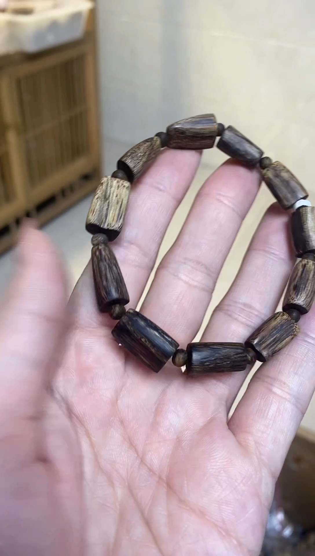 【闪购商品】沉香手串越南芽庄沉水随型单圈