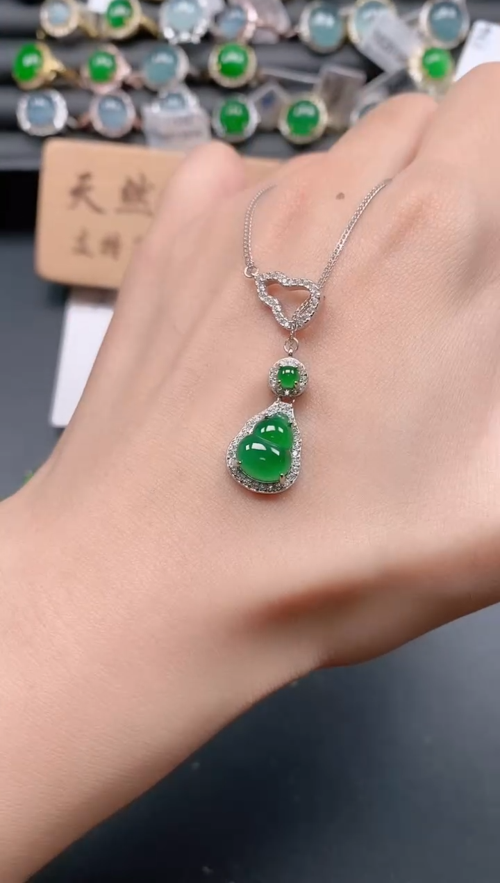 银S925镶嵌戒指翡翠11111