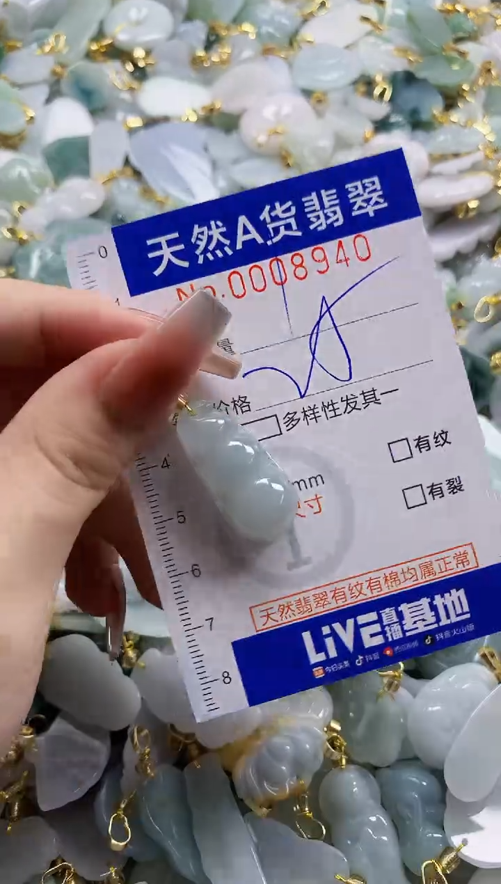 颈饰未镶嵌翡翠天然A货翡翠