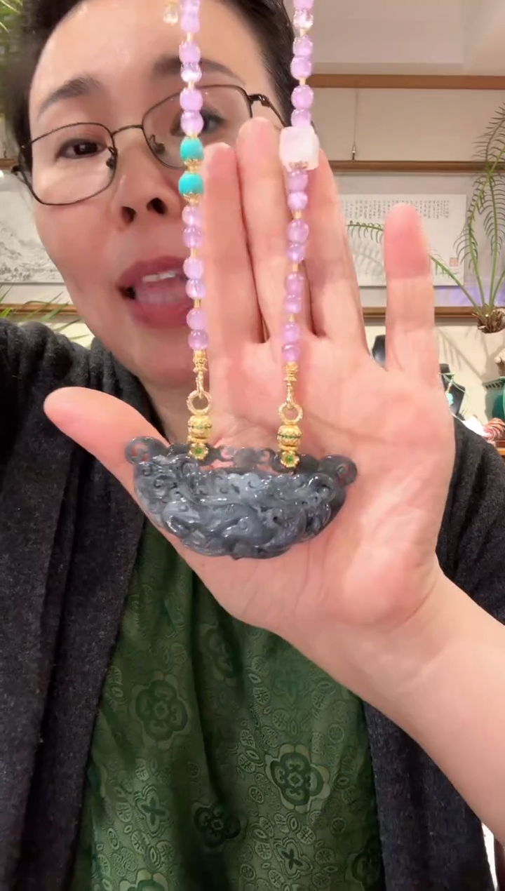 【闪购商品】翡翠颈饰未镶嵌国风