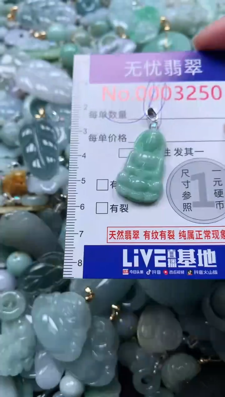 颈饰未镶嵌翡翠3250