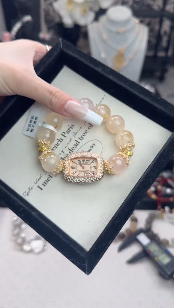 水晶手链未镶嵌天然水晶 多样性发货