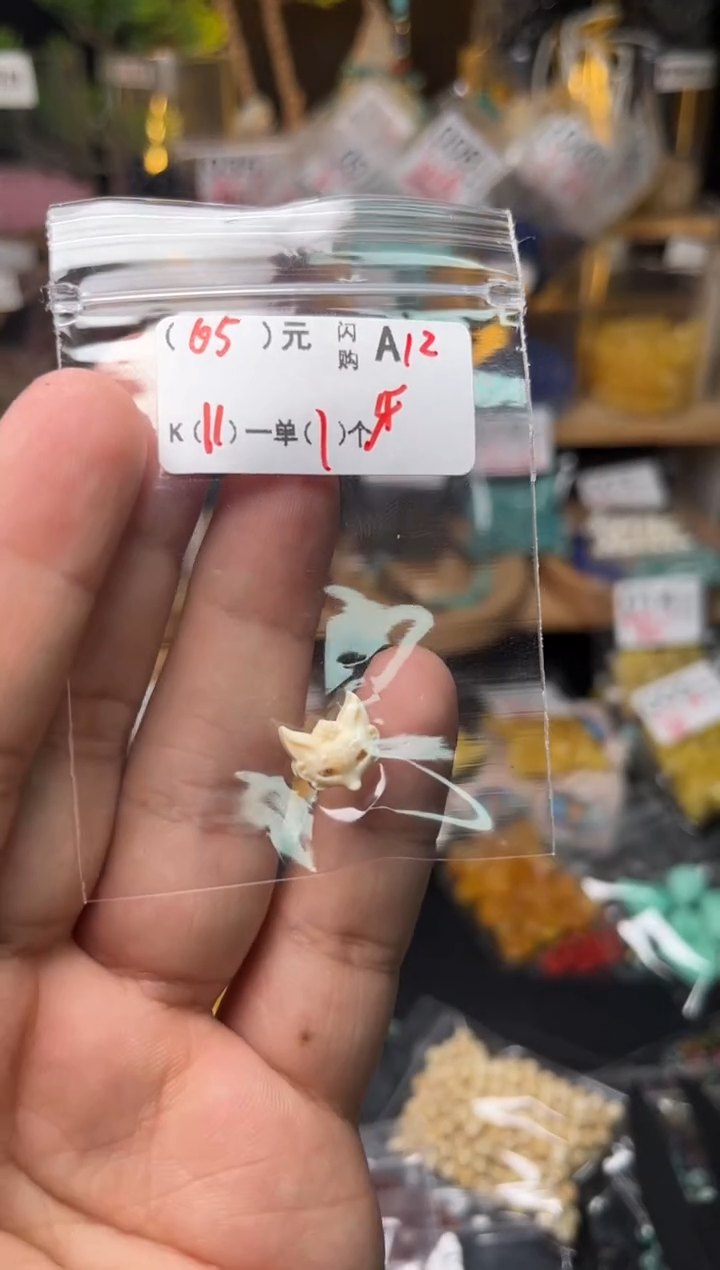 【闪购商品】琥珀珠宝奇石未镶嵌A12狐